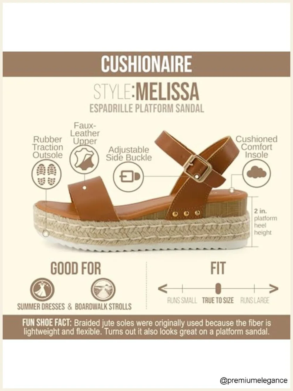 Vegan Leather Espadrille Platform Sandals with Adjustable Ankle Strap and